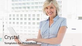  Presentation with how to be happy - Colorful slide set enhanced with pressure while making happy face backdrop and a gray colored foreground