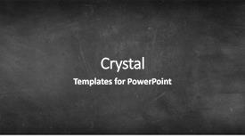  Presentation with chalk - Colorful slides enhanced with black - chalk rubbed out on blackboard backdrop and a dark gray colored foreground