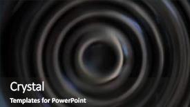  Presentation with abstract circles - Audience pleasing slides consisting of black abstract background with defocused concentric circles backdrop and a dark gray colored foreground