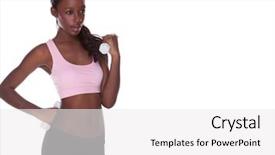  Presentation with black woman at gas station - Cool new theme with black african woman during exercise backdrop and a  colored foreground