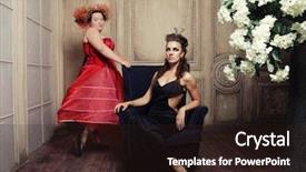  Presentation with carnaval - Presentation design featuring black and red holiday picture background and a  colored foreground