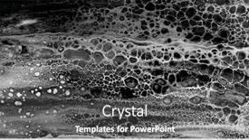  Presentation with black abstract - Slide set having black-and-white-acrylic-colors background and a dark gray colored foreground