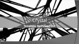  Presentation with black art - Cool new PPT layouts with black-and-white-art-abstract backdrop and a gray colored foreground