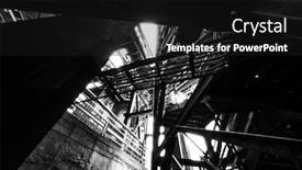  Presentation with black art - Amazing PPT theme having black-and-white-art-abstract backdrop and a black colored foreground