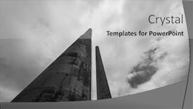  Presentation with black art - Cool new theme with black-and-white-art-abstract backdrop and a light gray colored foreground