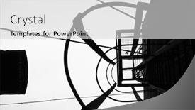  Presentation with black art - Slides having black-and-white-art-abstract background and a light gray colored foreground