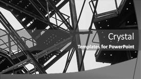  Presentation with black art - Slides having black-and-white-art-abstract background and a dark gray colored foreground