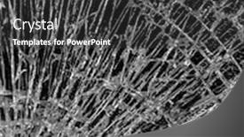  Presentation with broken glass - Slides featuring black-and-white-broken-glass background and a dark gray colored foreground