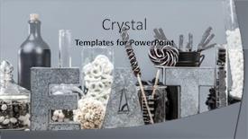  Presentation with candy - Beautiful presentation theme featuring black-and-white-candy-bar backdrop and a light gray colored foreground