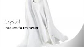  Presentation with white sheet - Amazing PPT theme having black-and-white-cat backdrop and a white colored foreground