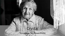  Presentation with black and white old phone - Cool new slide deck with black and white contrast portrait backdrop and a  colored foreground