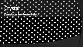  Presentation with black dot - Amazing theme having black and white dots fabric backdrop and a dark gray colored foreground
