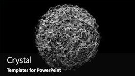  Presentation with cell - Audience pleasing PPT theme consisting of black-and-white-fake-cell backdrop and a black colored foreground