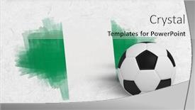  Presentation with parchment - Cool new theme with black-and-white-football-against backdrop and a white colored foreground
