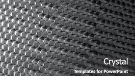  Presentation with black light - Theme enhanced with black and white honeycomb background background and a dark gray colored foreground