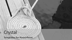  Presentation with dock - Slide deck consisting of black and white image background and a light gray colored foreground