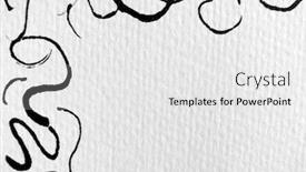  Presentation with black ink - Presentation having black and white ink abstract 5 background and a white colored foreground