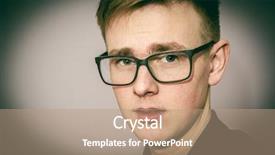  Presentation with award in black and white - Amazing slide set having black and white monochrome low backdrop and a coral colored foreground