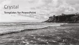  Presentation with ocean waves - 