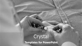  Presentation with black patient - Colorful slide set enhanced with black and white photo of mature doctor injecting saline iv drip for patient in hospital ward backdrop and a gray colored foreground