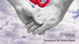  Presentation with black white love - Presentation consisting of black-and-white-photo background and a light gray colored foreground