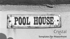  Presentation with photograph - Beautiful slides featuring black-and-white-photograph backdrop and a light gray colored foreground