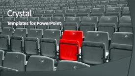  Presentation with black business - Presentation enhanced with black and white picture background and a gray colored foreground