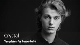  Presentation with black men - Cool new theme with black-and-white-portrait backdrop and a dark gray colored foreground