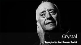  Presentation with 70s - Presentation design enhanced with black-and-white-shot background and a black colored foreground