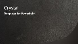  Presentation with leather - Theme featuring black-artificial-leather-texture background and a dark gray colored foreground