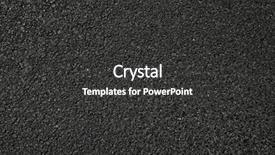  Presentation with black road - Colorful PPT theme enhanced with black asphalt road texture background backdrop and a dark gray colored foreground