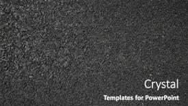  Presentation with black road - Cool new presentation design with black-asphalt-road-texture-background backdrop and a dark gray colored foreground