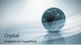  Presentation with light blue dna black - Slide deck having black background against grey background and a light blue colored foreground