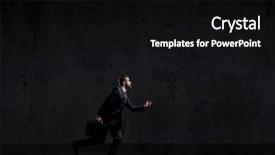  Presentation with career portfolio - PPT theme having black background business career background and a black colored foreground