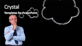  Presentation with black - PPT layouts featuring black background chalk thought background and a black colored foreground