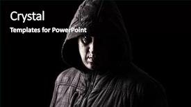 Presentation with black man - Beautiful theme featuring black background concept for stalker backdrop and a black colored foreground