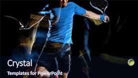  Presentation with black-light - Colorful PPT theme enhanced with black background in light painting backdrop and a navy blue colored foreground