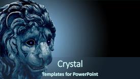  Presentation with ancient king statue - Amazing PPT layouts having black background mock up templat backdrop and a ocean colored foreground