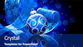  Presentation with blue stars - Colorful theme enhanced with black background new year backdrop and a navy blue colored foreground