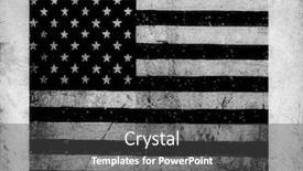  Presentation with usa flag - Audience pleasing slides consisting of black-background-texture-usa-flag backdrop and a dark gray colored foreground