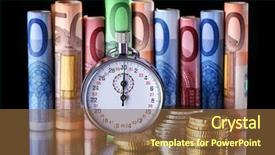 Presentation with time money - Slide deck consisting of black background time is money background and a tawny brown colored foreground