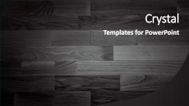  Presentation with wood texture - PPT layouts enhanced with black background wood texture background and a dark gray colored foreground