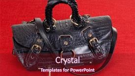  Presentation with bag - Presentation theme having black bag background and a tawny brown colored foreground