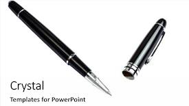  Presentation with black chalkboard vintage blackboard isolated - Slides consisting of black ball point pen isolated background and a white colored foreground