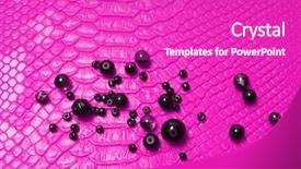  Presentation with pink black - Amazing PPT layouts having black beads exquisite beads pink backdrop and a purple colored foreground