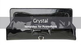  Presentation with beautician - Colorful PPT layouts enhanced with bdsm - black beautician isolated on white backdrop and a dark gray colored foreground