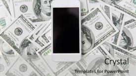  Presentation with black technology - Cool new PPT layouts with black blank screen and dollar backdrop and a light gray colored foreground