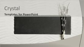  Presentation with sand - Presentation with black-board-in-the-sand background and a  colored foreground