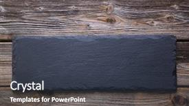  Presentation with slate - Cool new presentation theme with black board of slate backdrop and a dark gray colored foreground