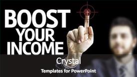  Presentation with restaurant menu black board chalkboard - Theme consisting of take ownership - business man pointing to black background and a dark gray colored foreground